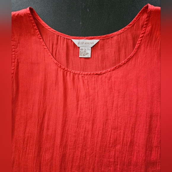 Vintage - Silk Ellen Ashley Sheer Shell/Tank - NWOT- Size L - Picture 2 of 5